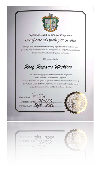 Certified Roofing Contractors Wicklow